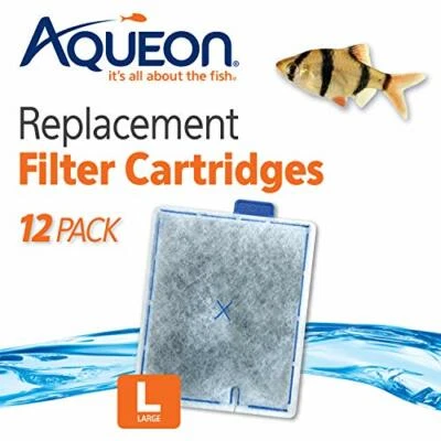 Aqueon 06419 Filter Cartridge, Large, Assorted Styles