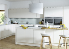 Porcelain Matte Handleless Kitchen Unit Cupboard Doors Replacements