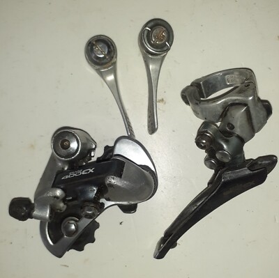 Schaltwerke vorne + hinten + Hebel Marke SHIMANO EXAGE für Rennrad Colnago...