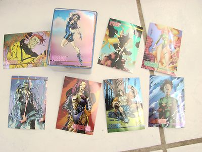 WILDSTORM COLLECTIBLE CARDS  SET ONE 98 COLORFUL CARDS LOT
