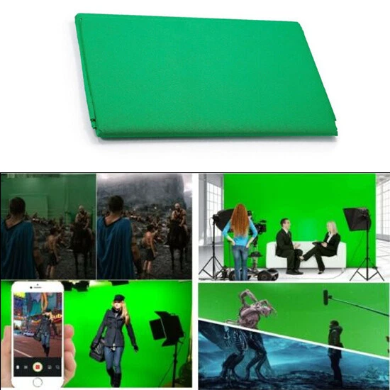 Photography Custom length studio Green Screen Chroma key Background Backdrop - Image 2 of 4
