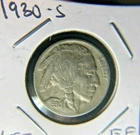 1930-S Buffalo Nickel VF+ "Nearly Full Horn" 1.25