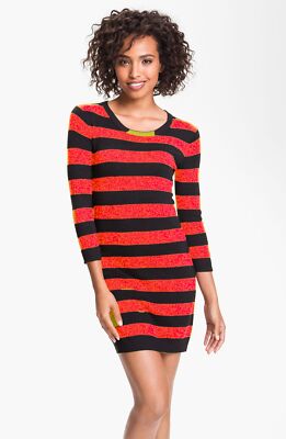 knit dress sho black forever 21 Mini Wrap Sweater Dress