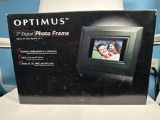 Optimus 7 Digital Photo Frame Wood Style, Slideshow, SD/XD/MMC Cards