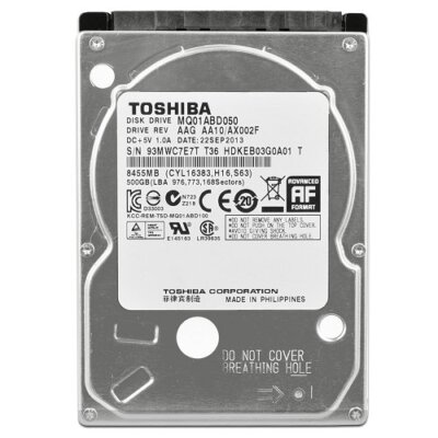 TOSHIBA MQ01ABD050 500GB 5400RPM 8MB Cache 2.5