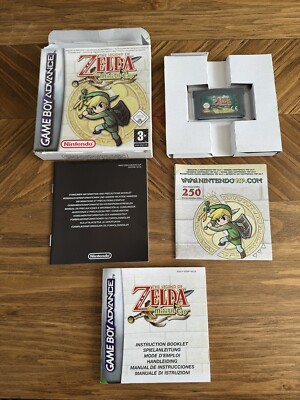 Legend of Zelda: The Minish Cap Nintendo Gameboy Advance (GBA) CIB | eBay