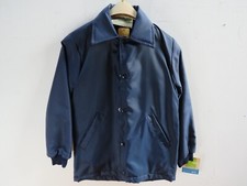 Vintage Holloway Wind Breaker Jacket Dark Blue Size Medium NOS
