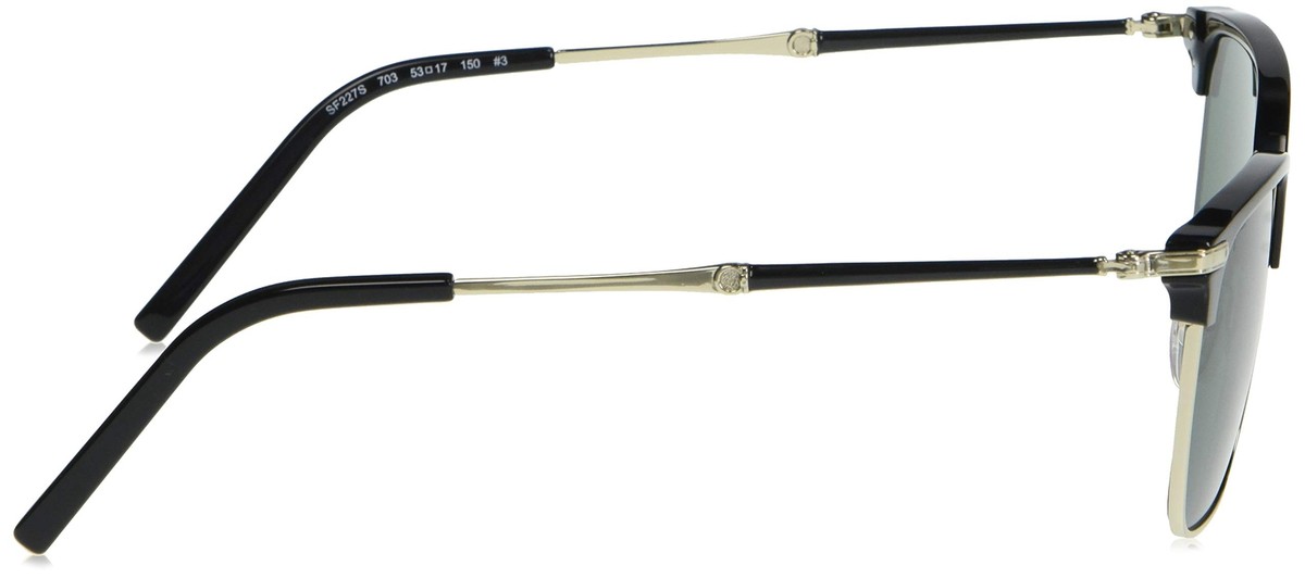 NEW Salvatore Ferragamo SF 227S 703 Light Gold & Black Sunglasses