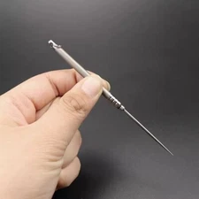 Hot Titanium EDC Toothpick With Protective Case Holder Keychain Multi Tool Gift