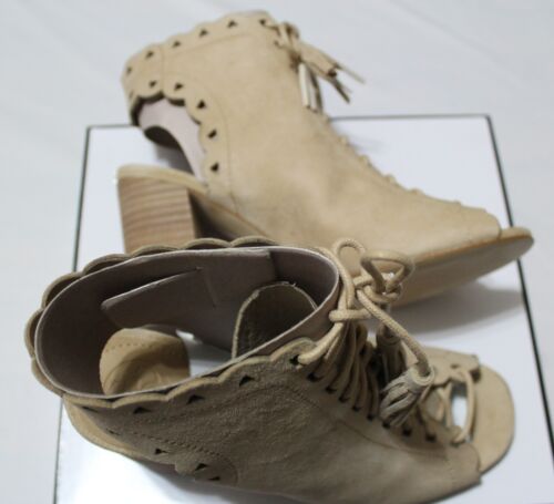 GUESS ONILA LIGHT NATURAL SUEDE SANDAL US 8M - Picture 3 of 7