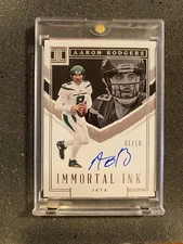 2023 Impeccable Immortal Ink Auto Aaron Rodgers 01/10 # 2