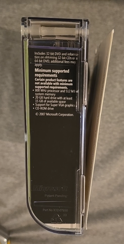 Vintage Microsoft Windows Vista home basic software upgrade 32 bit - Picture 5 of 6