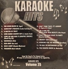 25  VOL KARAOKE HITS  KARAOKE CDG