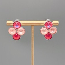 Elegante Ohrstecker mit Swarovski® Kristall in Kleeblatt Form Geschenk Neu