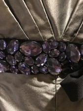 Vera Wang Lavender Label Strapless Grayish Silver Dress Size 4