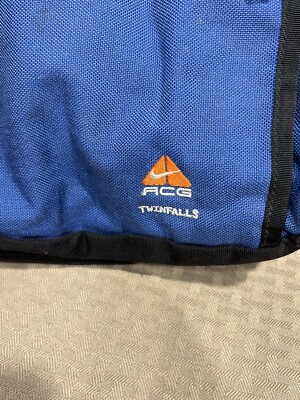 Vintage Nike ACG Twin Falls Fanny Pack Blue Outdoor Hiking