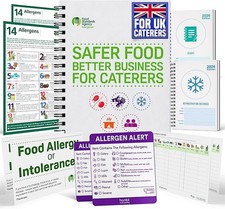 Safer Food Better Business 2026 Caterers Pack SFBB Diary Allergen Signs UK