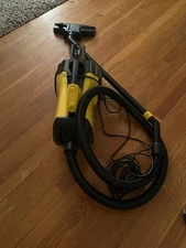 Eureka Mighty Mite 3670G Canister Vacuum Cleaner Yellow W/ Attachments 120V