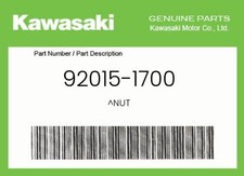 Kawasaki Genuine Nut - 92015-1700