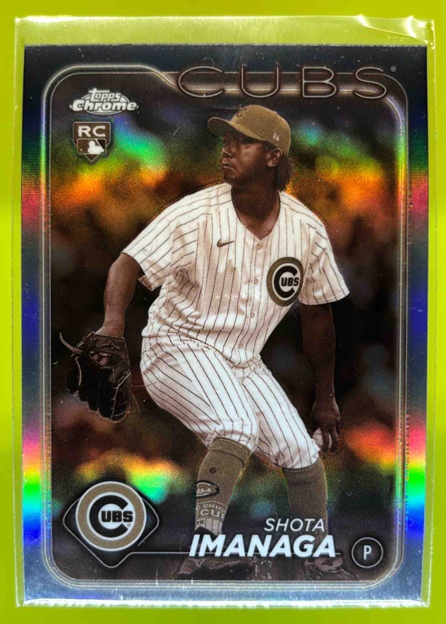 2024 Topps Chrome Shota Imanaga Sepia Refractor Chicago Cubs #121 RC