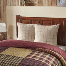 Connell Fabric Euro Sham 26x26 VHC Brands