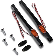 Pro One LED Front Amber Turn Signal Lights 1999-2017 Harley Softail FLSTF FLSTFB