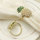  4 Pcs Napkins Holders for Table Buckle Circle Dinner Ring Banquet