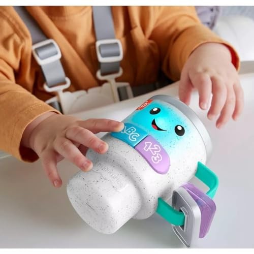 Baby & Toddler Toy Laugh & Learn Wake Up & Learn Coffee with Lights Music Mug - Picture 4 of 7