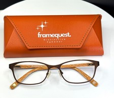 VTG LIZ CLAIBORNE L425 0JWU Womens Brown Cat Eye Full Rim Eyeglasses FRAMES ONLY