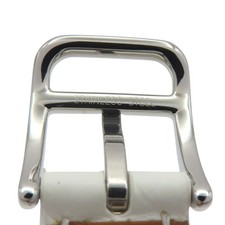 HERMES Cape Cod Watch CC1.210C Quartz Mother Of Pearl Diamond Dial Steel Leather 11