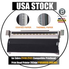 for Zebra ZT410 ZT411 Compatible Printhead Print heads 203dpi P1058930-009 A61