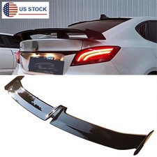 55 Universal Sport Sedan Car Trunk Spoiler Deck Wing Tail-free Gloss Black Abs