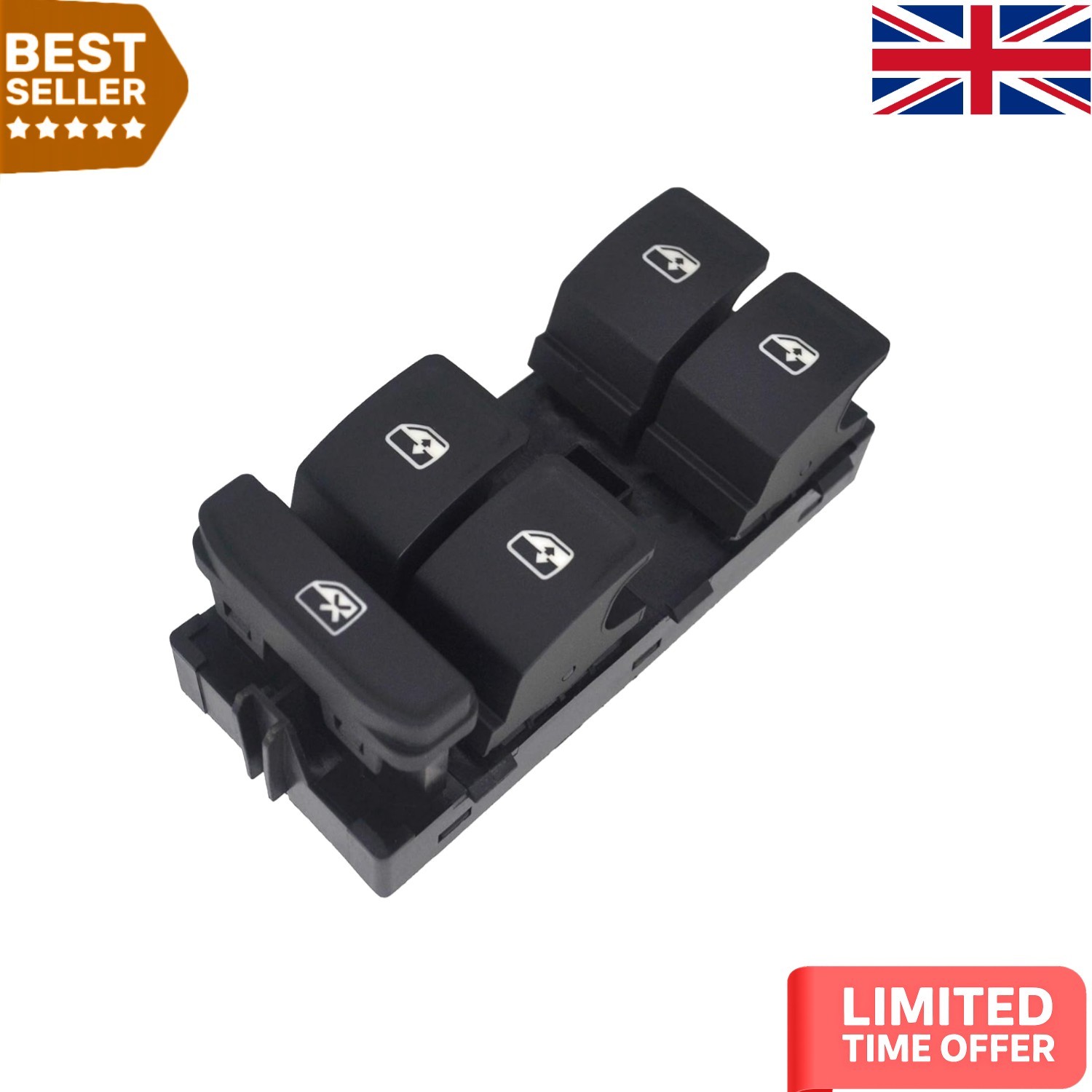 Replace Your VW Window Switch: Power Master for Golf Mk7 & Tiguan Models