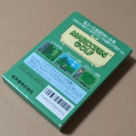 Box theory exists Mario Open Golf Nintendo Famicom FC Retro Game Box has dirt