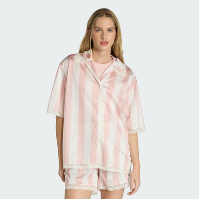 #ad #ad adidas women LACE JACQUARD SHIRT $47.00