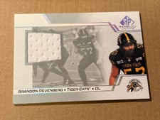 Brandon Revenberg 2025 Upper Deck CFL Game Used Jersey Hamilton Tiger Cats #3