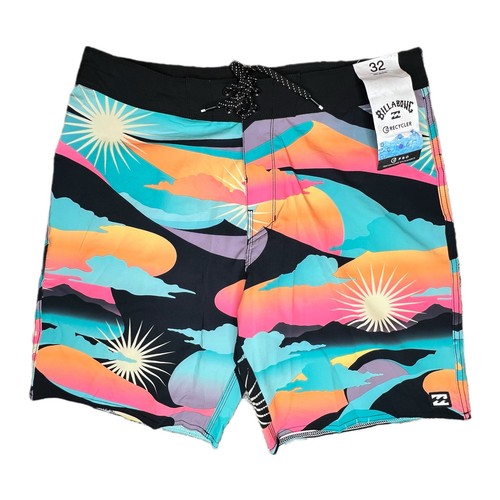 Billabong Board Shorts Men’s Size 32 Sunday Pro Trunks Swim Surf Stretch PLBO - Picture 2 of 9