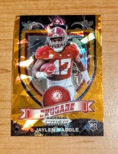 2021 Panini Prizm Draft Picks - Crusade Jaylen Waddle #169 Orange Ice Prizm (RC)