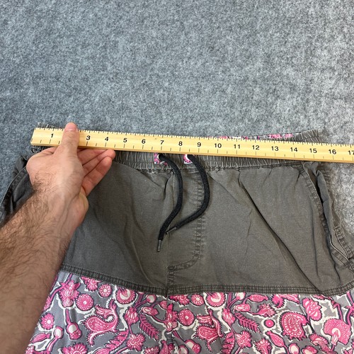 Vintage Throwback Series Mens Shorts Retro Large Pink Grey Fade Drawstring - Picture 6 of 10