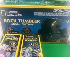 National Geographic Hobby Rock Tumbler Kit 2 Bonus Refill Packs - NG 1800