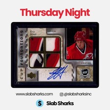 2006 UPPER DECK THE CUP #CF-ES ERIC STAAL FOUNDATIONS QUAD PATCH AUTO /5