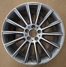 2015-2020 MERCEDES C300 C400 OEM Wheel 19x8.5 REAR Machined Grey 2054011400