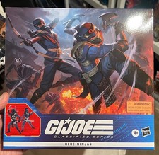 GI Joe Classified Series 6  Blue Ninjas 2 Pack  51 Cobra New Sealed Ninja