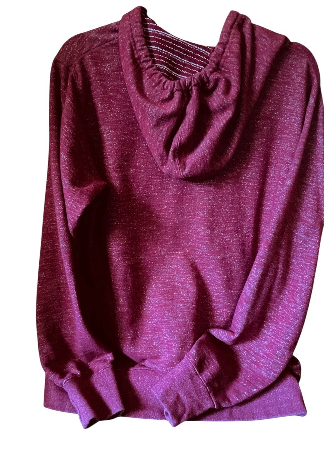 Medieval Times Men's Medium Full Zip Hoodie Logo Sweatshirt Red Maroon image 5