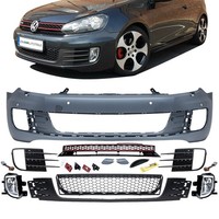 Front StoßStange Vorne 4X PDC + SRA + Nebel + Grill Passt FüR VW Golf 6 Ab 08-12