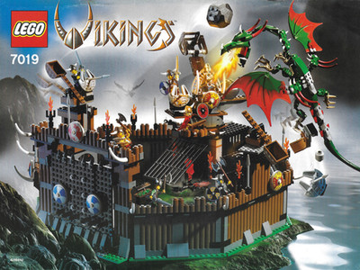 LEGO Viking Fortress against the Fafnir Dragon Set 7019  set not included  Ins 2