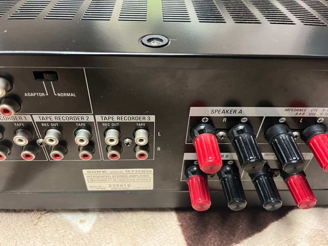 SONY TA-F333ESX INTEGRATED AMPLIFIER VINTAGE HI-FI STEREO AMP MM