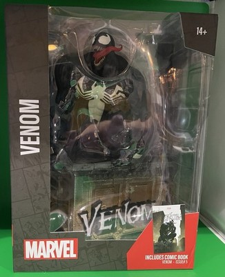 McFarlane Toys Marvel VENOM Figure With Comic Book #5 Premium Collection     	`