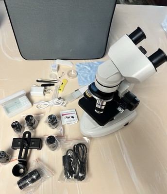 Phoothoh 40X-2000X LED Binocular Compound Lab Microscope with Double Layer...