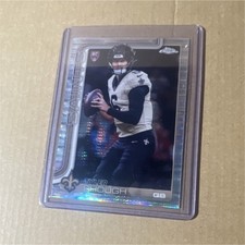 Topps 2025 Chrome Tyler Shough Rookie #398 New Orleans Saints NFL Football Card